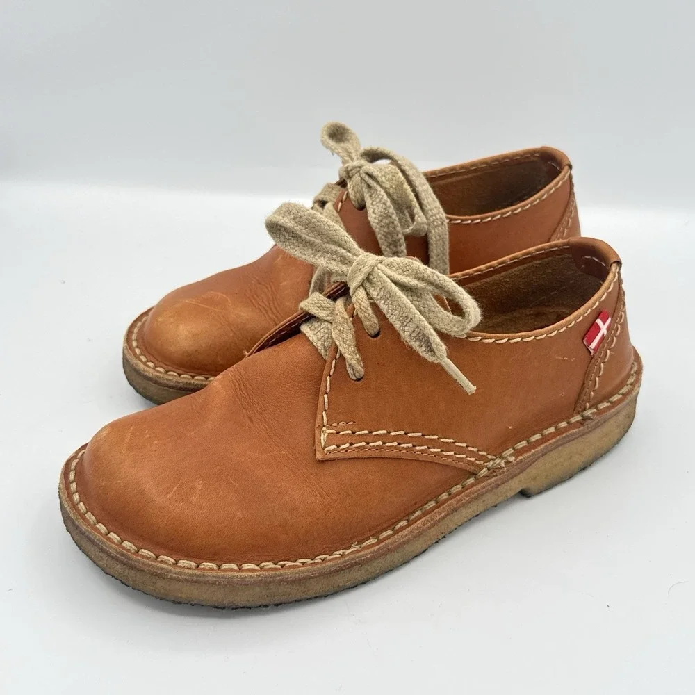 DUCKFEET JYLLAND BROWN HANDMADE SHOES – SIZE EU 37 US Women 6.5 Derby Minimalist - Picture 2 of 8